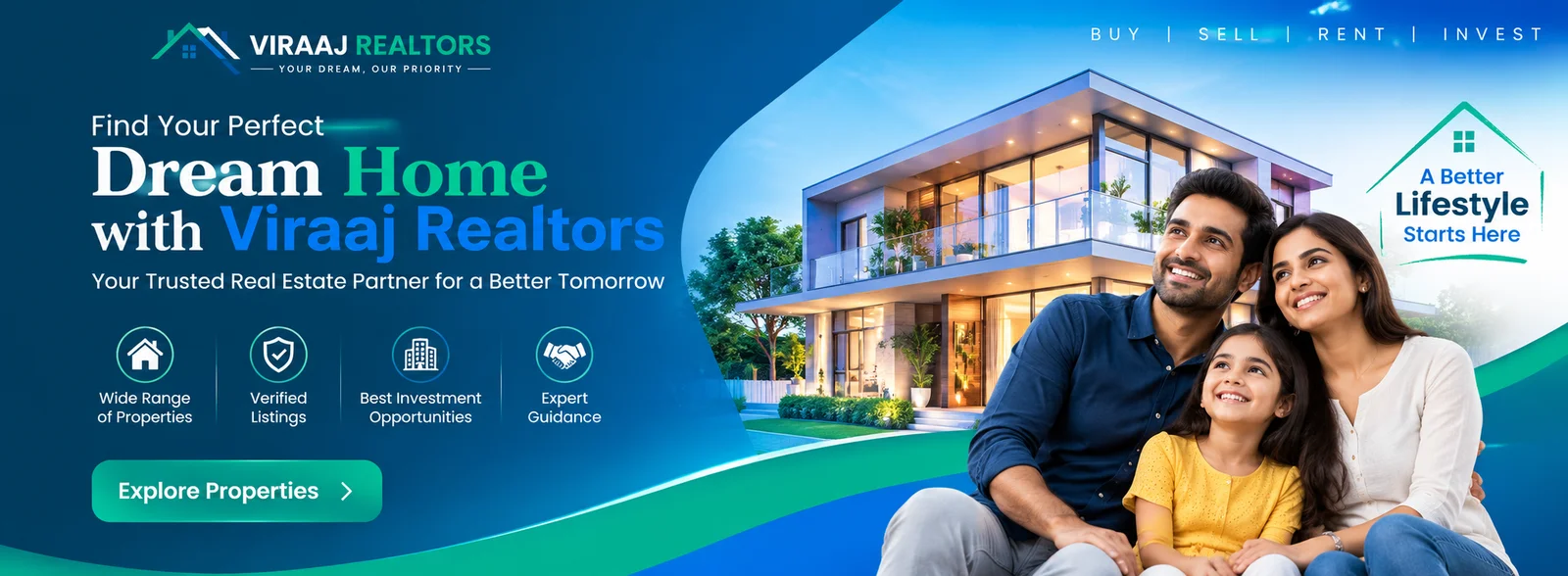 Find your perfect dream home with Viraaj Realtors